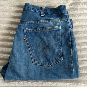 Hemmed levis orange tab W34 L 27 blue jeans v